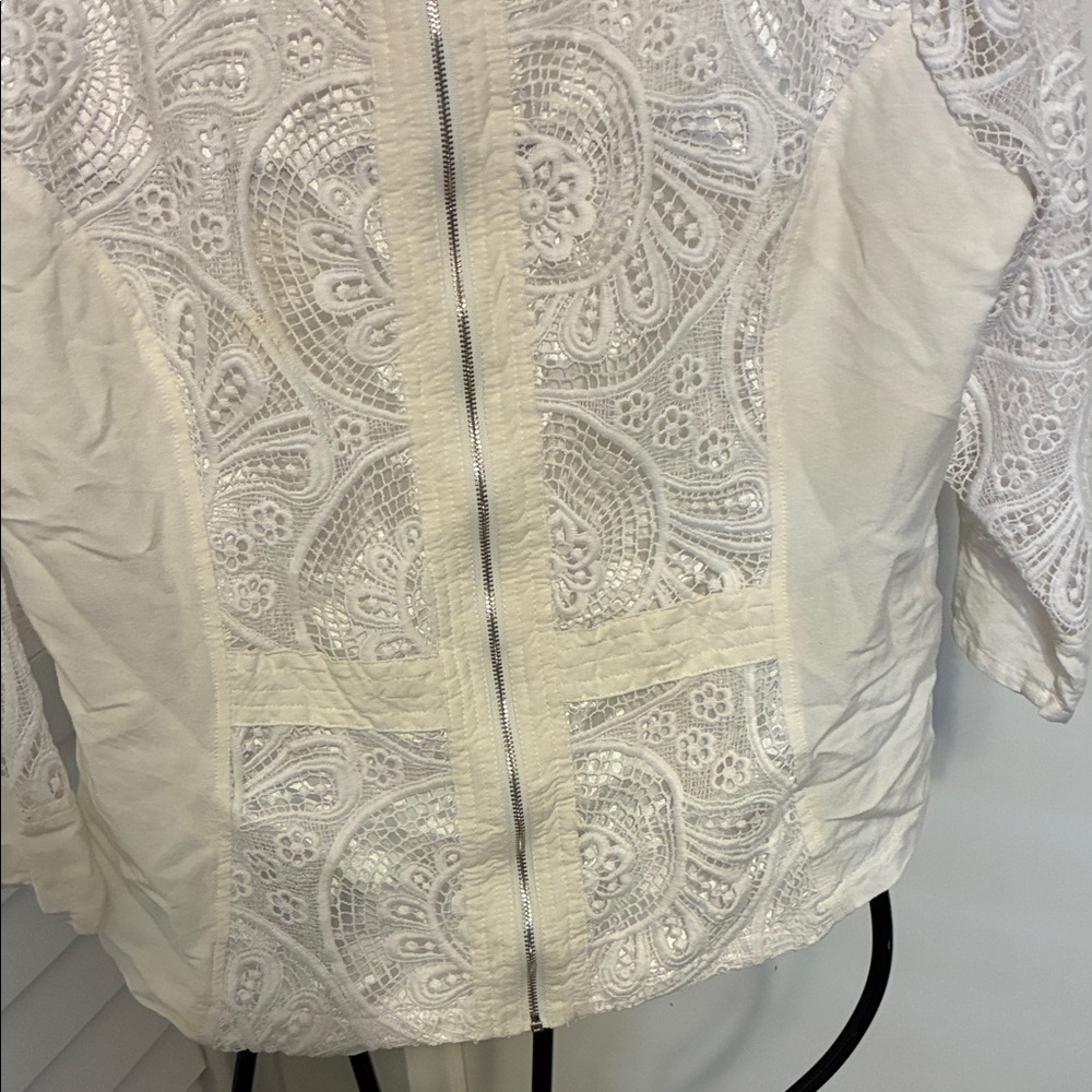 Ashley Stewart Cream Top - Picture 6 of 7
